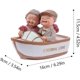 thumbnail image 2 of Loving Elderly Couple Old Married Resin Statues Miniature Valentines Day for Home Decor ( Yacht ), 2 of 5