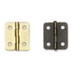 thumbnail image 2 of Bisagras de resorte de cierre automático automático para trabajo pesado Bisagra de acero inoxidable para caja de joya (bronce, 20 piezas de bisagra + 80 piezas de tornillos), 2 of 5