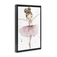 thumbnail image 2 of Stupell Industries Cottage Pointe Princess in Pink Tutu Black Floating Frame Canvas Art, 17 x 25, by Creative Studio, 2 of 8