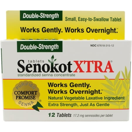 Senokot Xtra Natural Vegetable Laxative Tablets