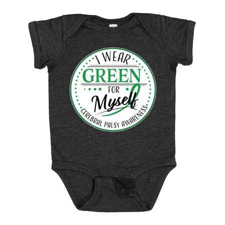 

Inktastic I Wear Green for Myself- Cerebral Palsy Awareness Gift Baby Boy or Baby Girl Bodysuit