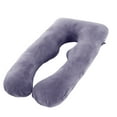 thumbnail image 4 of Anckoeil 31.52×59.1 Inches New U-shaped Pillow Cover Soft Pillow Pillow Cover Washable Removable Maternity Pillow Cover, 4 of 9