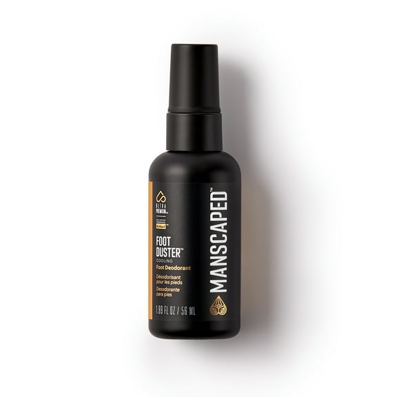 MANSCAPED® The Foot Duster®, Men's Cooling Foot Deodorant Spray with Tea Tree Oil, 1.89 fl. oz.