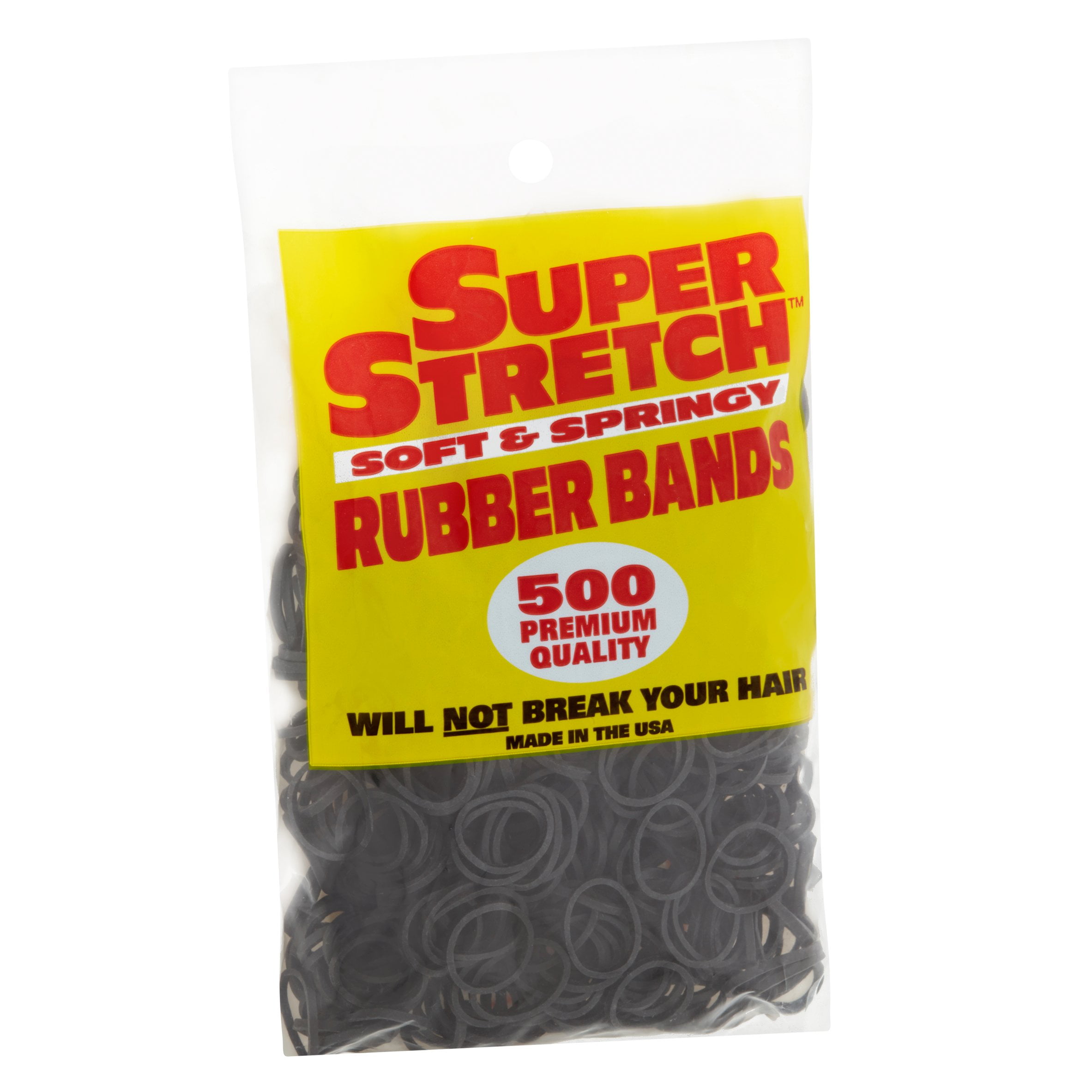 500 Each Pack of 2 Black Small Crazy Deals Super Stretch Rubber Bands 