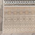 thumbnail image 3 of Well Woven Custom Size Runner - Choose Your Length - Sahille Grey & Golden Rust Tribal Geo Stripes 31 Inches Wide x 17 Feet Long Runner (31" x 17' Runner) Rug, 3 of 6