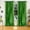 Forest Green, variant on Lined Rod Pocket Sari Curtains 43"W X 63"L matching tiebacks- Handcrafted Forest Green Indian Drapes with Lining, Offering Privacy and Insulation, for Living room/Bedroom/Dining Room, Sold in Pairs