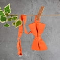 thumbnail image 7 of Men's Solid Poly Satin Adjustable Bow Ties - Pre Knotted Bow Ties, 7 of 7