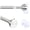 Silver, variant on Prebene 32 to 84" Adjustable Shower Curtain Rod,Stainless Steel
