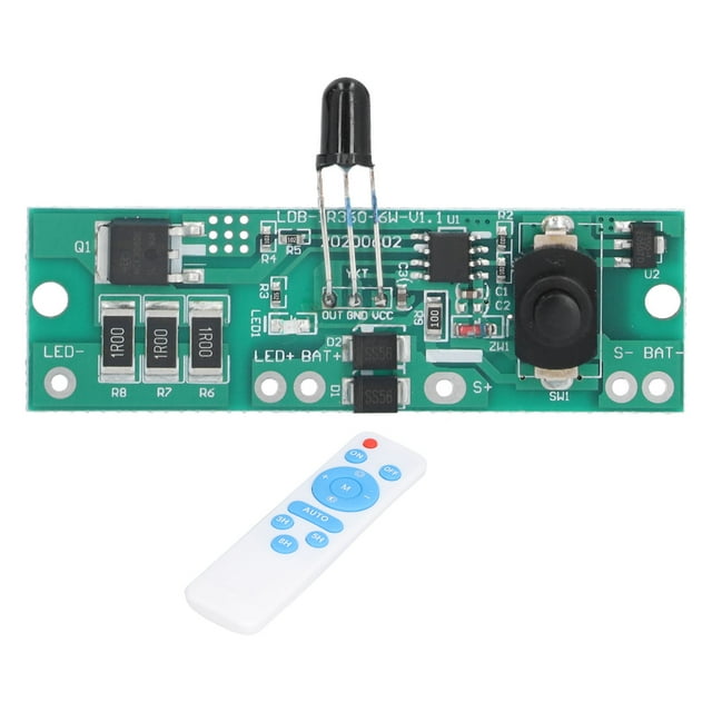 Placa de circuito Solar de Control remoto, módulo controlador de lámpara de reducción de potencia automática de brillo largo, 3,2 V/3,7 V