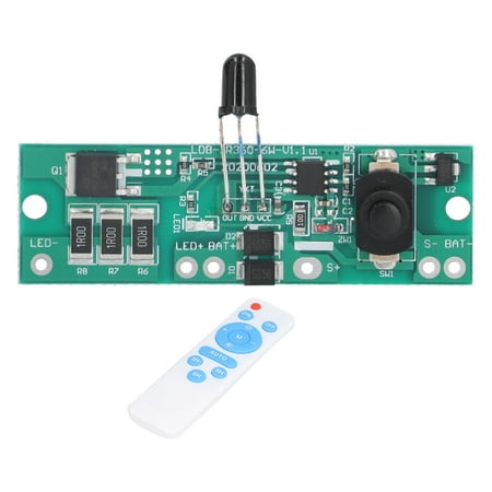 

Remote Control Solar Circuit Board Long Bright Automatic Power Reduction 3.2V/3.7V Lamp Controller Module