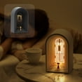 thumbnail image 1 of Fiudx Lámpara de Escritorio Pequeña, Luz de Lectura Led Ajustable, Atenuación Infinita, Recargable Por Usb, Luz Suave para Oficina En Casa, Dormitorio, Sala de Estar, Blanco, Gris, 20,5 X 12,4 X 9 Cm, 1 of 7