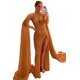 thumbnail image 3 of Vestidos largos de fiesta de lentejuelas de sirena brillantes para mujer, con abertura alta, cuello en V, tirantes finos con purpurina, vestidos formales de fiesta de noche, 3 of 5