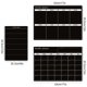 thumbnail image 4 of Borrar Tablero De Calendario Juego de calendario de borrado en seco - Tablero de mensajes magnético para refrigerador (negro) Ndcxsfigh Libre de BPA, 4 of 5