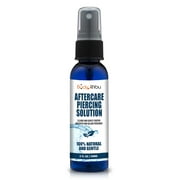 Piercing Aftercare Spray 100% Dead Sea Salt Saline Cleaner Wash Solution Ear Jewelry (2oz)