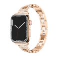 thumbnail image 1 of Correa de acero inoxidable compatible con Apple Watch de 41, 40 y 38 mm para mujer y hombre, correa de repuesto fina para Apple Watch Series 7, SE, 6, 5, 4, 3, 2 y 1 (, 1 of 5