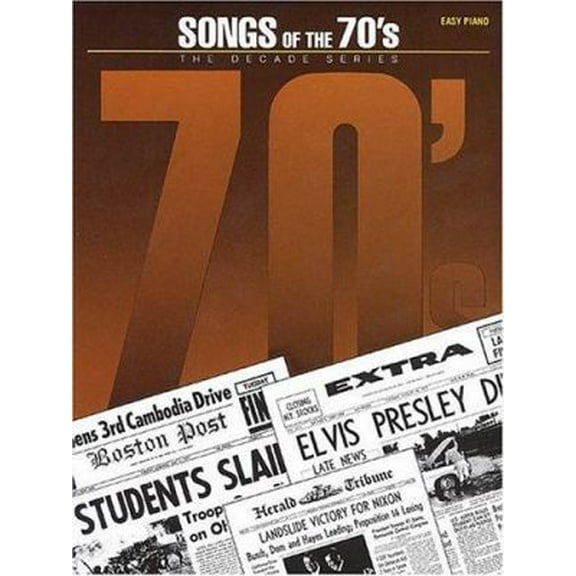 Pre-Owned Songs of the '70s: The Decade Series (Easy Piano Songbook Series) (Paperback) 079352671X 9780793526710