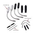 thumbnail image 3 of Bicycle Brake Noodle Cable Pipe, Bendable Rugged V Brake Elbow Cable Guides Rustproof  for Road Bikes Black,Silver, 3 of 7