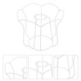 thumbnail image 3 of POINTERTECK Lampshade Frame E27 Light Socket Chandelier Shade Ring Fitter Iron Lampshade, 3 of 6
