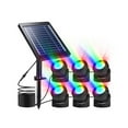 thumbnail image 1 of Luces sumergibles IP68 a prueba de agua, focos para paisajes, luces de estanque con energía solar para piscinas, acuarios, jardines y cascadas RGB colorido, 1 of 8
