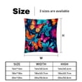 thumbnail image 5 of Butterfly Luxurious Velvet Pillow Covers with Unique Patterns - Set of 2, 16x16, 18x18, 20x20 Inches for Throw Pillow Inserts - Ideal for Home Decor and Gifts, 5 of 6