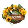 thumbnail image 2 of Ouitble Sunflower Wreath for Front Door, Artificial Sunflower Wreath Wreath for All Season Front Door Window Home Decor 15 Inch, 2 of 8