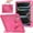 Rose, variant on Case for iPad Pro 12.9"Air 6 11"13"2024 Heavy Duty Shockproof Cover iPad 10.9"10th 9 7 8th 10.2 Mini6 Kickstand Hand Strap Funda (clear black,Pro12.9 5th Gen 2021)