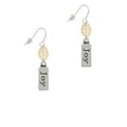 thumbnail image 2 of Delight Jewelry Silvertone Joy Goldtone Leaf French Earrings, 2 of 4