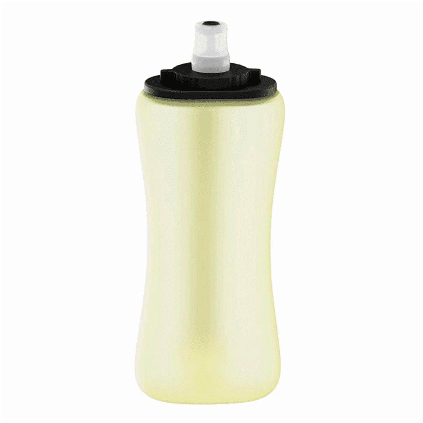 Soft Flask 11.8oz 350ml Soft Silicone Quick Grip Chill Handheld Water Bottle, Collapsible for Running Hydration Morning Jogging Climbing Cycling Sports Activity 3 Pcs
