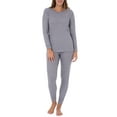 thumbnail image 2 of Women's and Women's Plus Waffle Thermal Underwear Crew Top, 2 of 6
