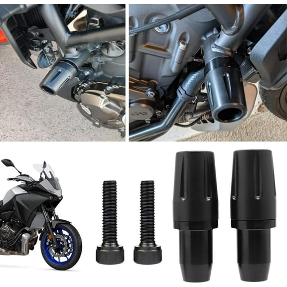 Crash Protection Frame for Motorcycle, Motorcycle Crash Protection Bar CNC Frame Sliders Guard Falling Crash Protection for Yamaha MT-07 FZ07 MT07 Tracer mt 07 2014-2024  Fall Protection