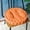 Orange, variant on Round Seat Cushion 18 inch Thicken Solid Color Reversible Chair Pad Soft Kitchen, Home, Office, Garden, Dining Chairs Stools Pillow Circle 40x40cm