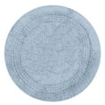 thumbnail image 5 of Home Weavers Classy Bathmat 100% Cotton Tufted Bath Rug, Extra Soft and Absorbent Bath Rugs, Machine Washable bath rugs for Bathroom, 30" Round, Blue, 5 of 10