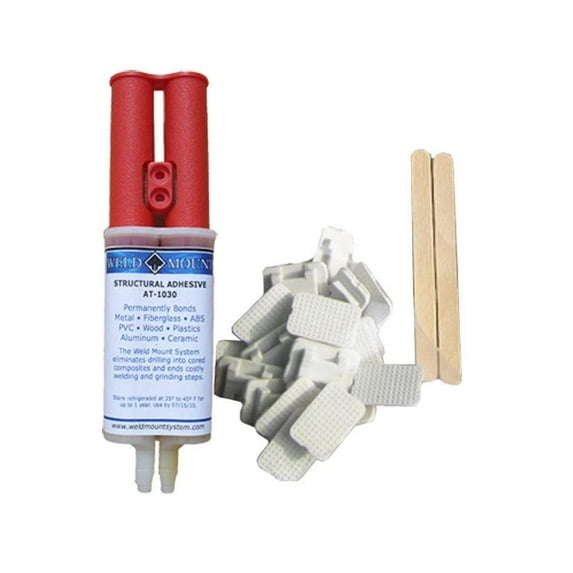 Weld Mount Retail Wire Tie Kit with AT-1030 Adhesive #1050