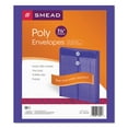thumbnail image 2 of (2 pack) Smead Open-End Poly String and Button Envelopes, Purple, 5 Count, 2 of 5