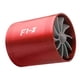 thumbnail image 3 of Likrtyny F1-Z Car Air Intake Double Turbine Refit Turbo Gas Fuel Oil Saver Fan (Rojo), 3 of 4
