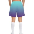 thumbnail image 2 of Fancifize Boys Summer Beach Sweat Shorts Casual Elastic Waist Wide Leg Short Pants Kids Vacation Tie Dye Shorts, 2 of 6