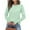 4# Mint Green, variant on Fshiont Womens Sweaters Fall Fashion 2025 Long Sleeve Button Cuff Soft Knit Pullover Trendy Tops Dressy Casual Blouses Yellow XL