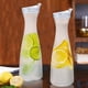 thumbnail image 3 of 2 Piezas Garrafas de Agua de PláStico de 0,6 L con Tapas Abatibles Blancas, Jarras Inastillables Reciclables y de Alimenticio, Tarro de Jugo, 3 of 5