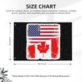thumbnail image 2 of Vintage Canada Usa Double Sided Flag 2x3ft For Home/Company/Indoor Outdoor Decoration Flag 100% Polyester Banner, 2 of 8