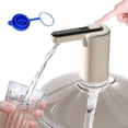 thumbnail image 1 of Dispensador de agua eléctrico YEWUHUA de 19 litros con 2 bombas y tapa, color blanco, 1 of 5