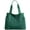 Green, variant on Women Tote Shoulder Handbag Water resistant Nylon Hobo Purse Multi Pocket Top Handle Shopper Shoulder Bag