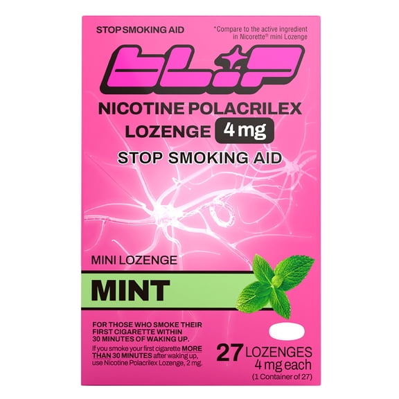 Blip Nicotine Mini Lozenge, 4 mg, Mint, 27 Count