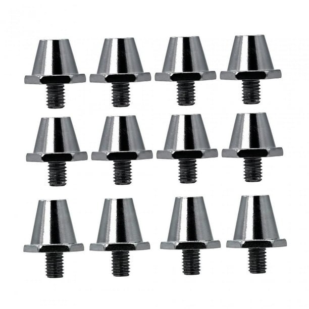 12 Uds clavos Cola para zapatos de fútbol reemplazo de clavos de pista antideslizantes gris