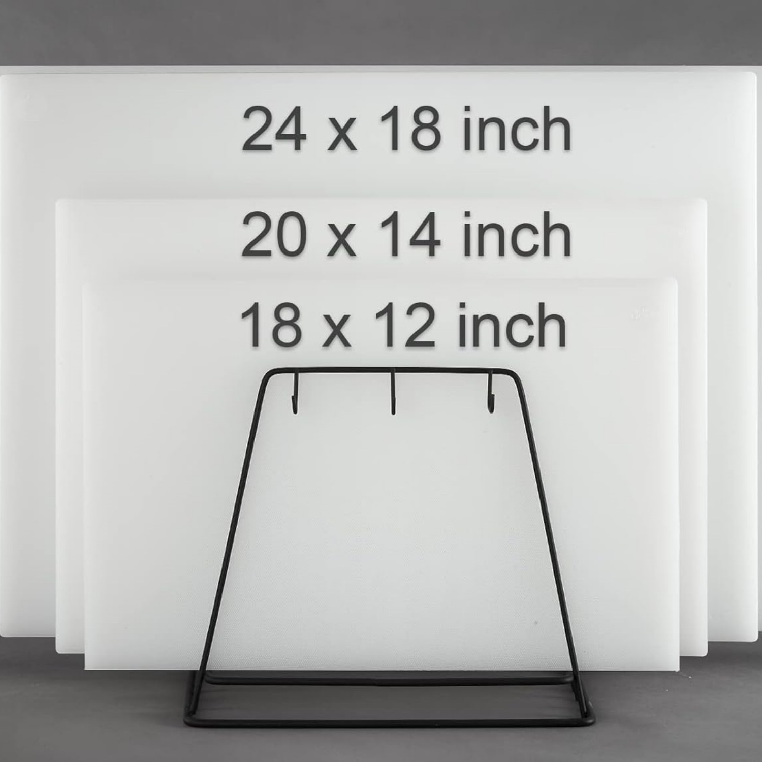 Cutting Boards for Kitchen, 30" x 18" x 0.5" Red Color Coded Plastic Commercial Chopping Board with Anti Slip Surface Dishwasher