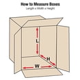 thumbnail image 2 of AVIDITI 14 x 10 x 7 cajas de cartón corrugado medianas 14 pulgadas de largo x 10 pulgadas de ancho x 7 pulgadas de alto Paquete de 25 | Caja de almacenamiento móvil de embalaje de envío para cajas a g, 2 of 5