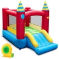 thumbnail image 1 of Costway Inflatable Bounce Castle Kids Jumping Bouncer Indoor Outdoor with 550W Blower, 1 of 9