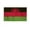 3x5 ft Nylon Flag, variant on AGAS Malawi Flag 4x6 inch - 11" Plastic Pole 100% Polyester Stitched Edges Malwaian Africa Republic National Mini Flag on a Stick