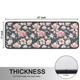 thumbnail image 5 of Kitchen Rugs Sets Of 2,Pioneer Flower Floral Print Pattern Anti Fatigue Kitchen Mat Rugs Non Slip Washable,Decorative Kitchen Floor Mats for Kitchen,Sink,Laundry,17"x47"+17"x47", 5 of 5