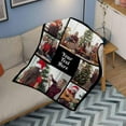 thumbnail image 5 of Customize Blankets with Photos, 3 Photos Customizable Blanket Personalized Blankets and Throws Best Friend Blanket for Besties BBF Friendship Gifts for Women Blankets, 5 of 5