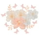 thumbnail image 4 of 1set Decoraciones de flor de papel para pared con hojas mariposas papel flores para bodas, 4 of 4